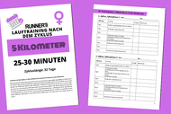 5 Kilometer in 25 bis 30 Minuten – Laufen nach Zyklus (32-Tage-Zyklus)